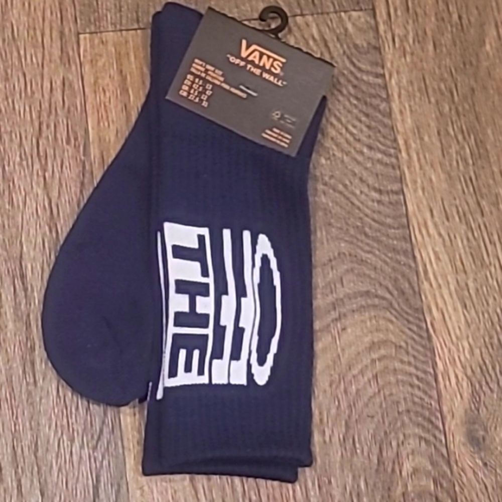 Vans Off The Wall Logo Crew Sock - Picture 2 of 4